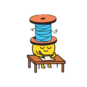 Hilarcín escribiendo su blog